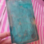 Carte « Vierge » – bleu turquoise