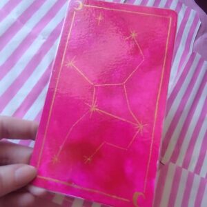 Carte « Vierge » – rose & fuschia