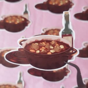 « Boeuf bourguignon » – Sticker
