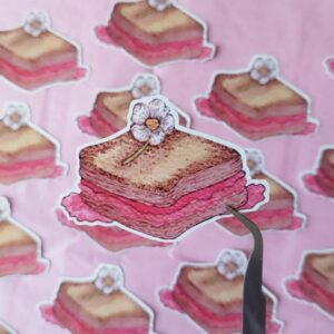 « Sandwich confiture de fraises » – Sticker